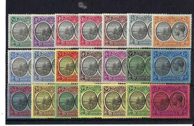 Image of Dominica SG 71/91 LMM British Commonwealth Stamp